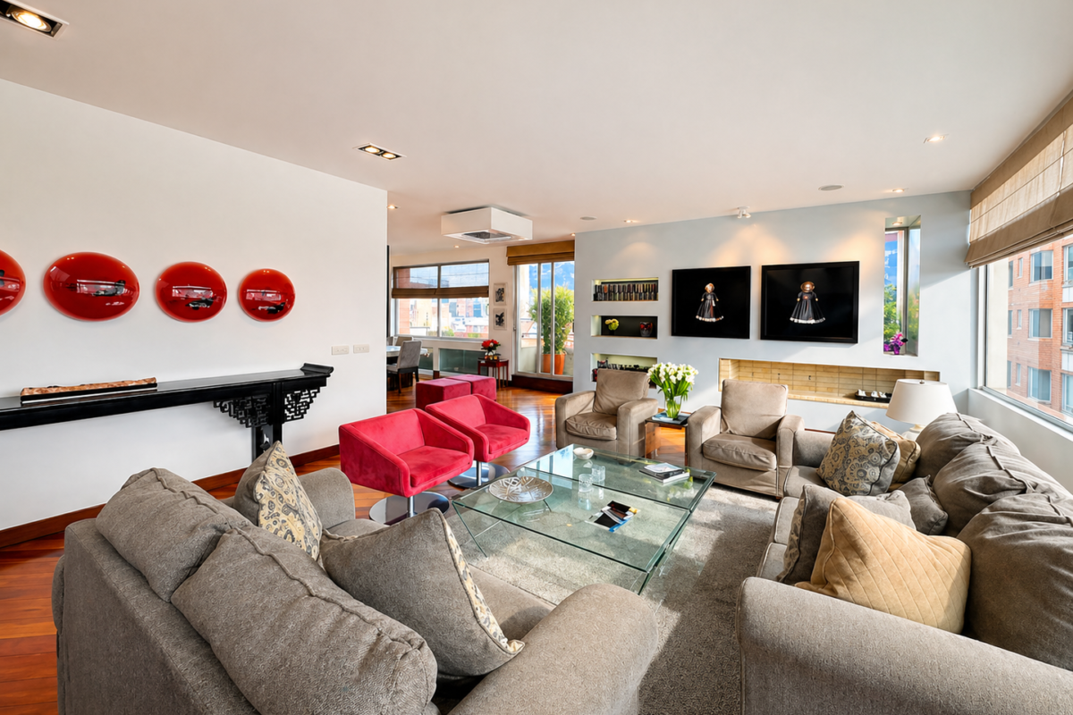 Penthouse dúplex en Chicó Reservado a pasos del Parque de la 93 DP-007 - foto 1