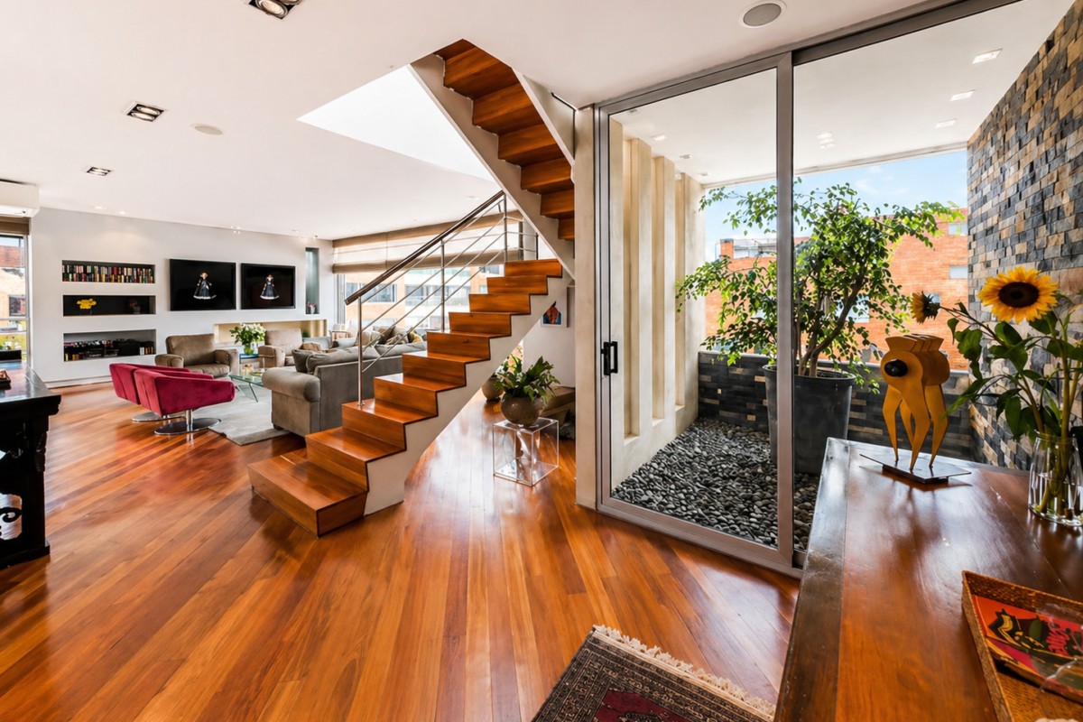 Penthouse dúplex en Chicó Reservado a pasos del Parque de la 93 DP-007 - foto 3